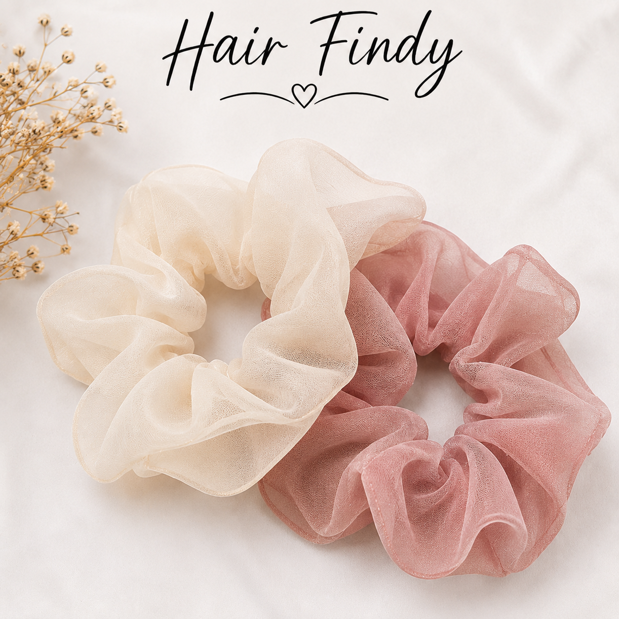 Beautiful Premium Chiffon Hair Scrunchies