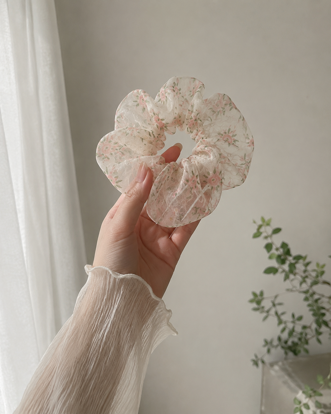 Premium Printed Organza Scrunchies - Image 5