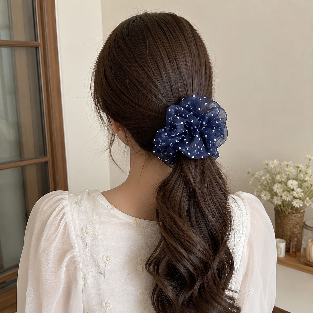 Premium Printed Organza Scrunchies - Image 2