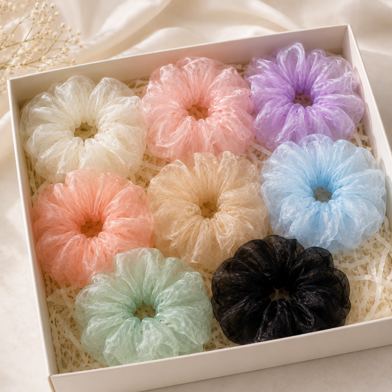 Premium Organza Scrunchies - Image 4