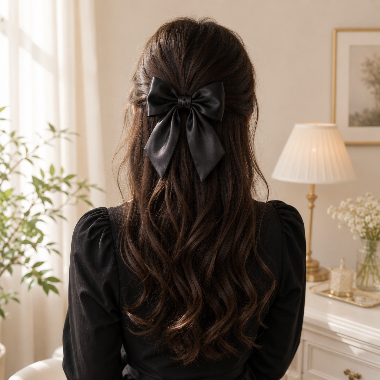 Premium Ribbon Hair Bow for Women & Girls - Image 2