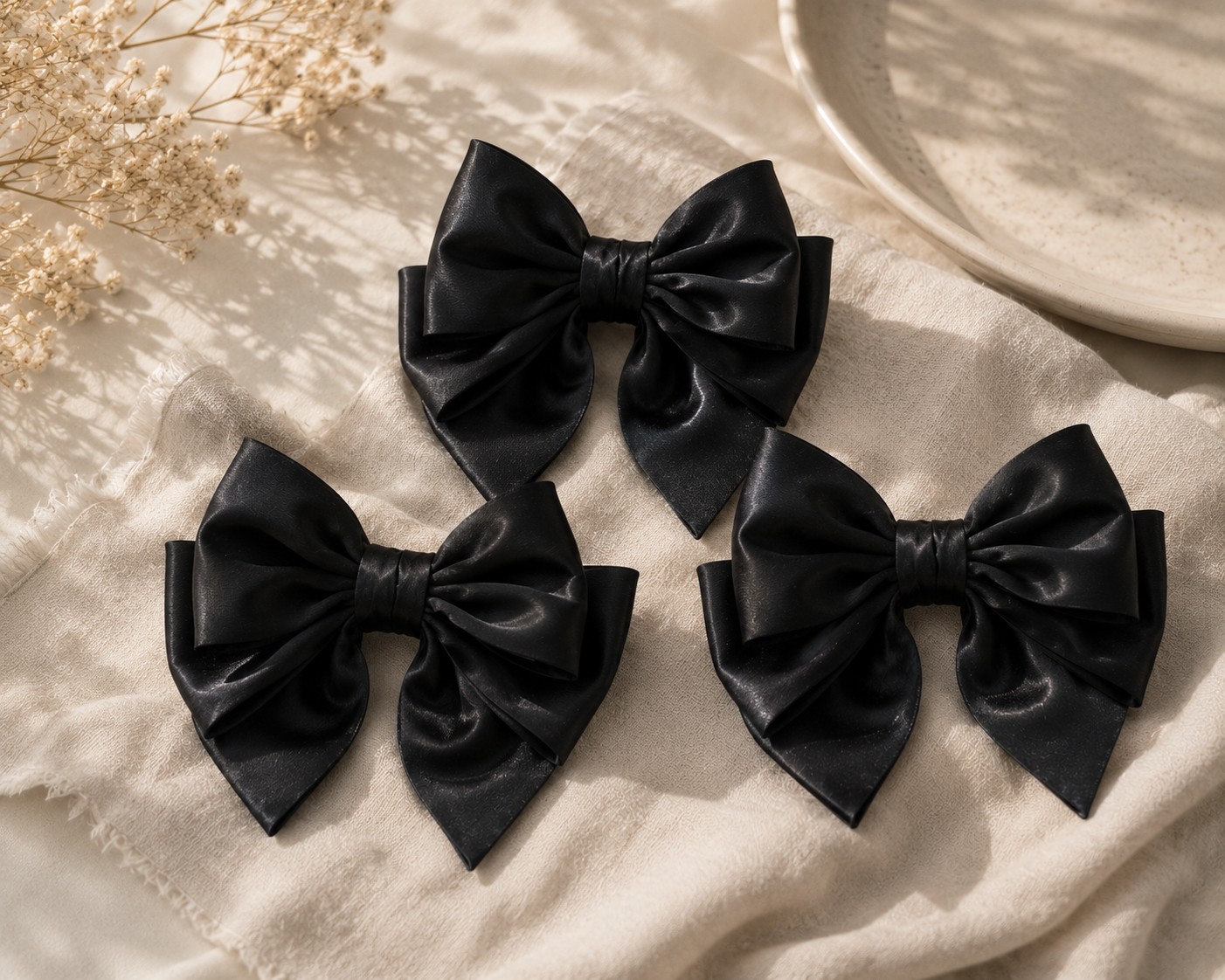 Premium Ribbon Hair Bow for Women & Girls - Image 3