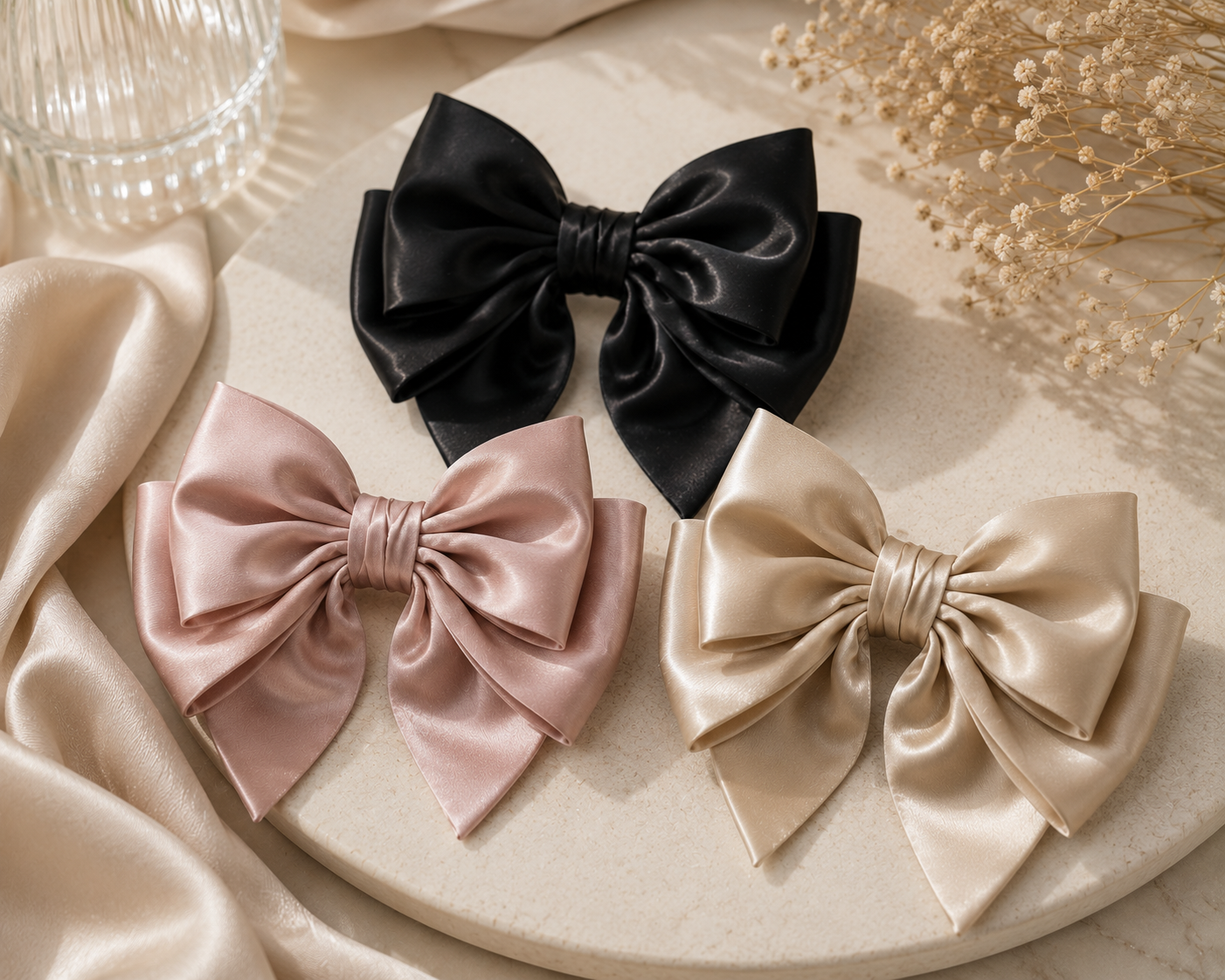 Premium Ribbon Hair Bow for Women & Girls - Image 4