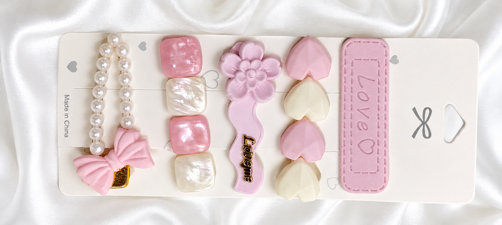 Cute Hair Accessories Set – Clips & Ties 3 Cute Hair Accessories Set – Clips & Ties - Image 3