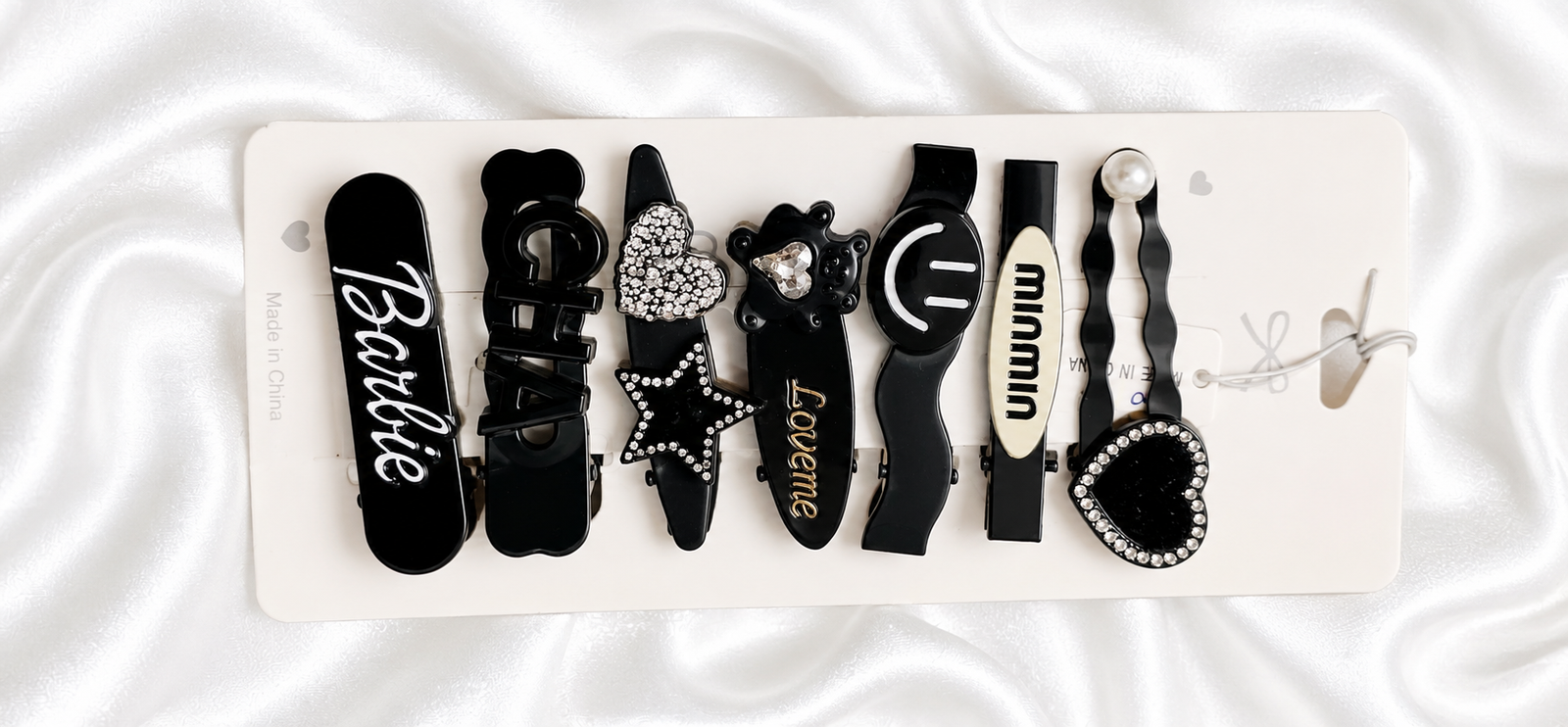 Cute Hair Accessories Set – Clips & Ties 6 Cute Hair Accessories Set – Clips & Ties - Image 6