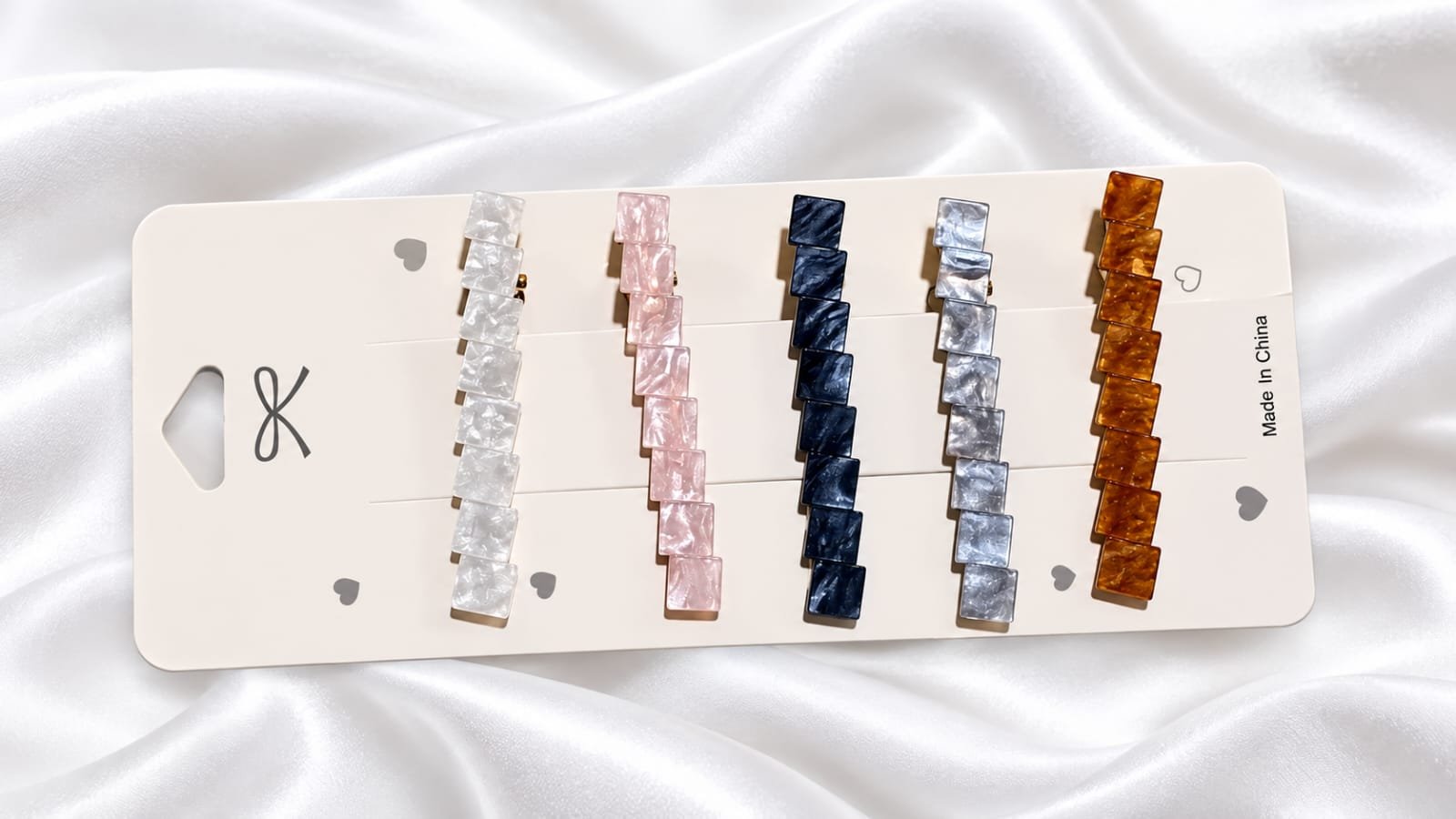 Cute Hair Accessories Set – Clips & Ties 7 Cute Hair Accessories Set – Clips & Ties - Image 7
