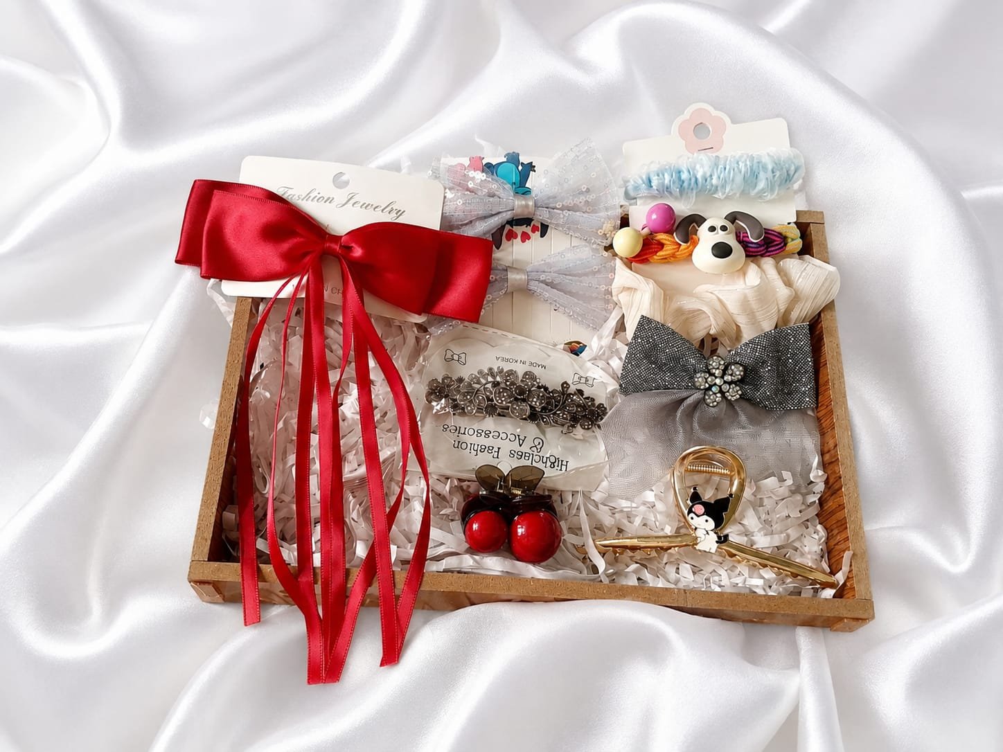 Cute hair accessories deal box gift set for girls