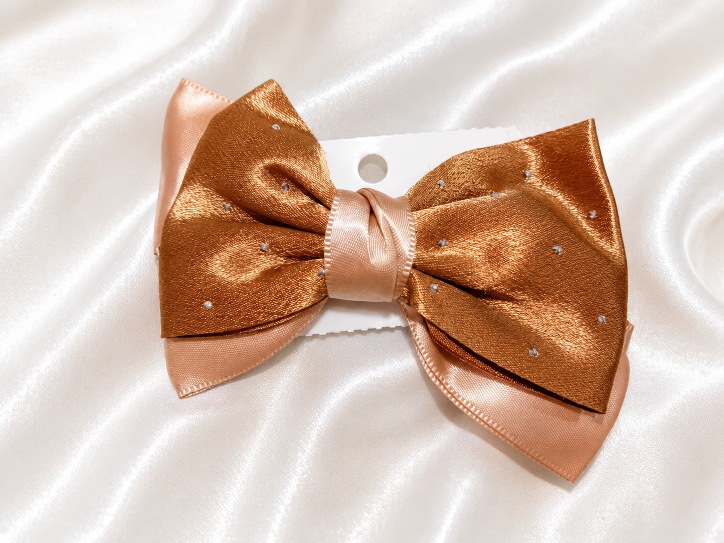 Satin Bow Hair Pins 2 Satin Bow Hair Pins - Image 2