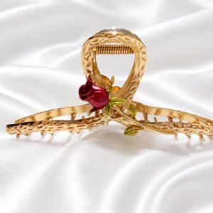 Elegant Rose Gold Hair Claw Clip