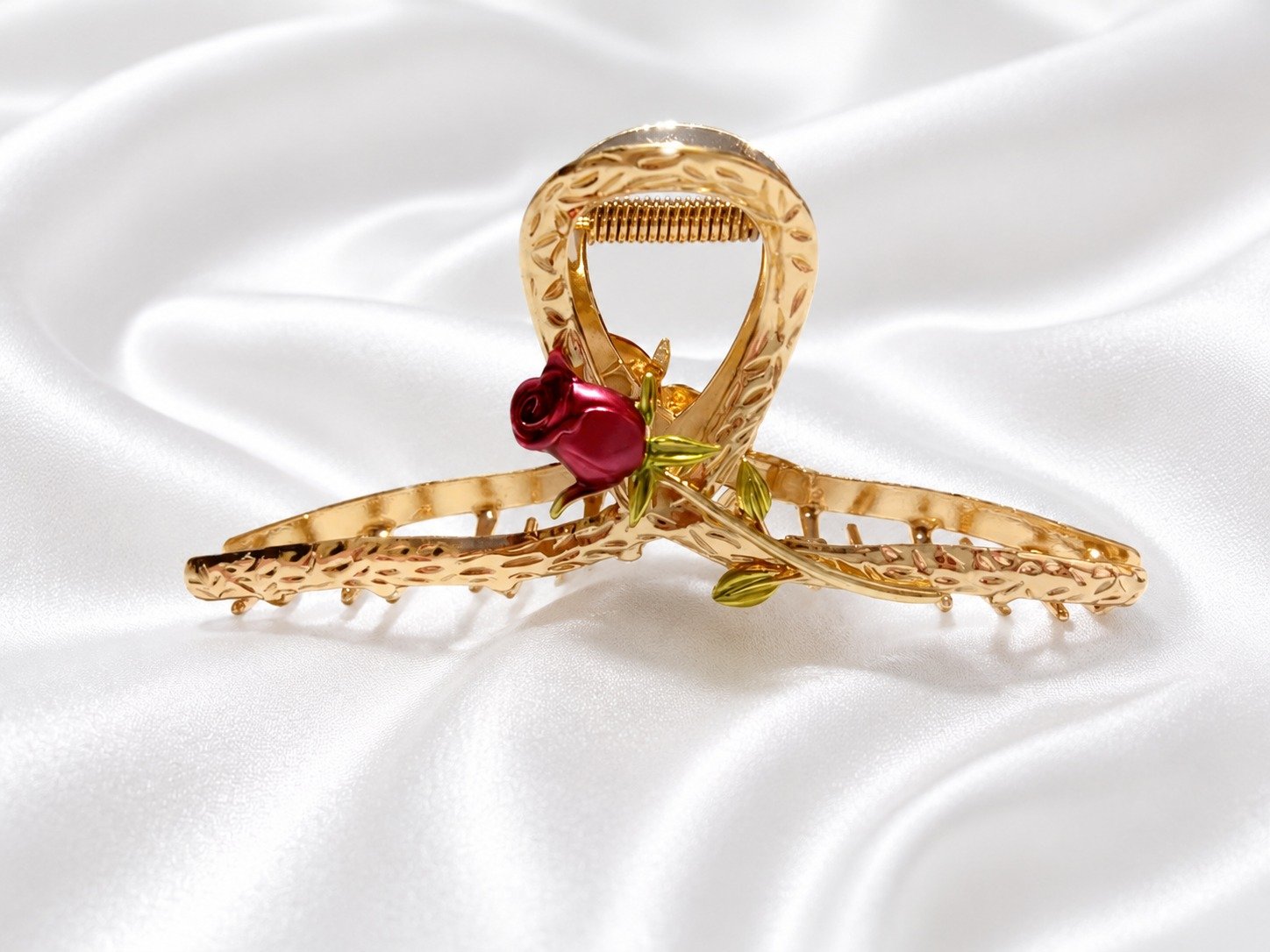 Rose Gold Metal Hair Claw Clip 1 Elegant Rose Gold Hair Claw Clip