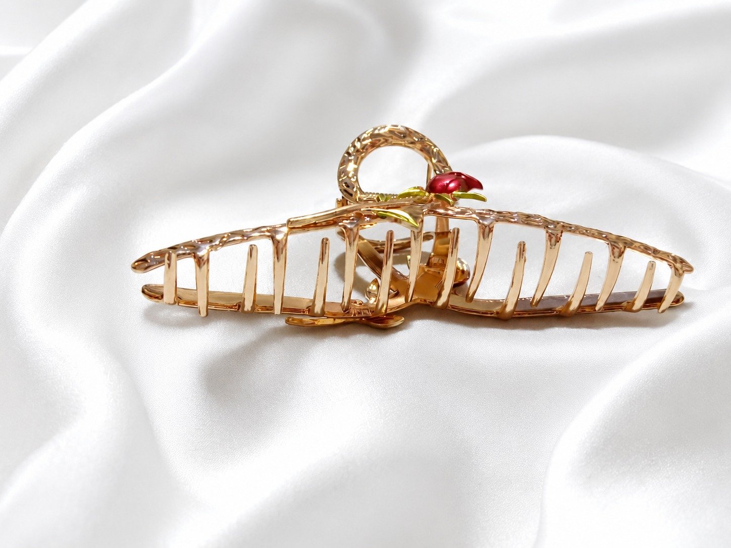 Rose Gold Metal Hair Claw Clip 3 Rose Gold Metal Hair Claw Clip - Image 3