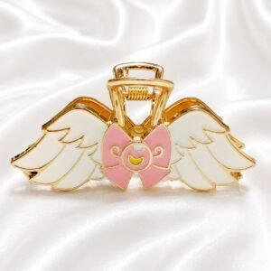 Angel Wings Metal Hair Claw Clip