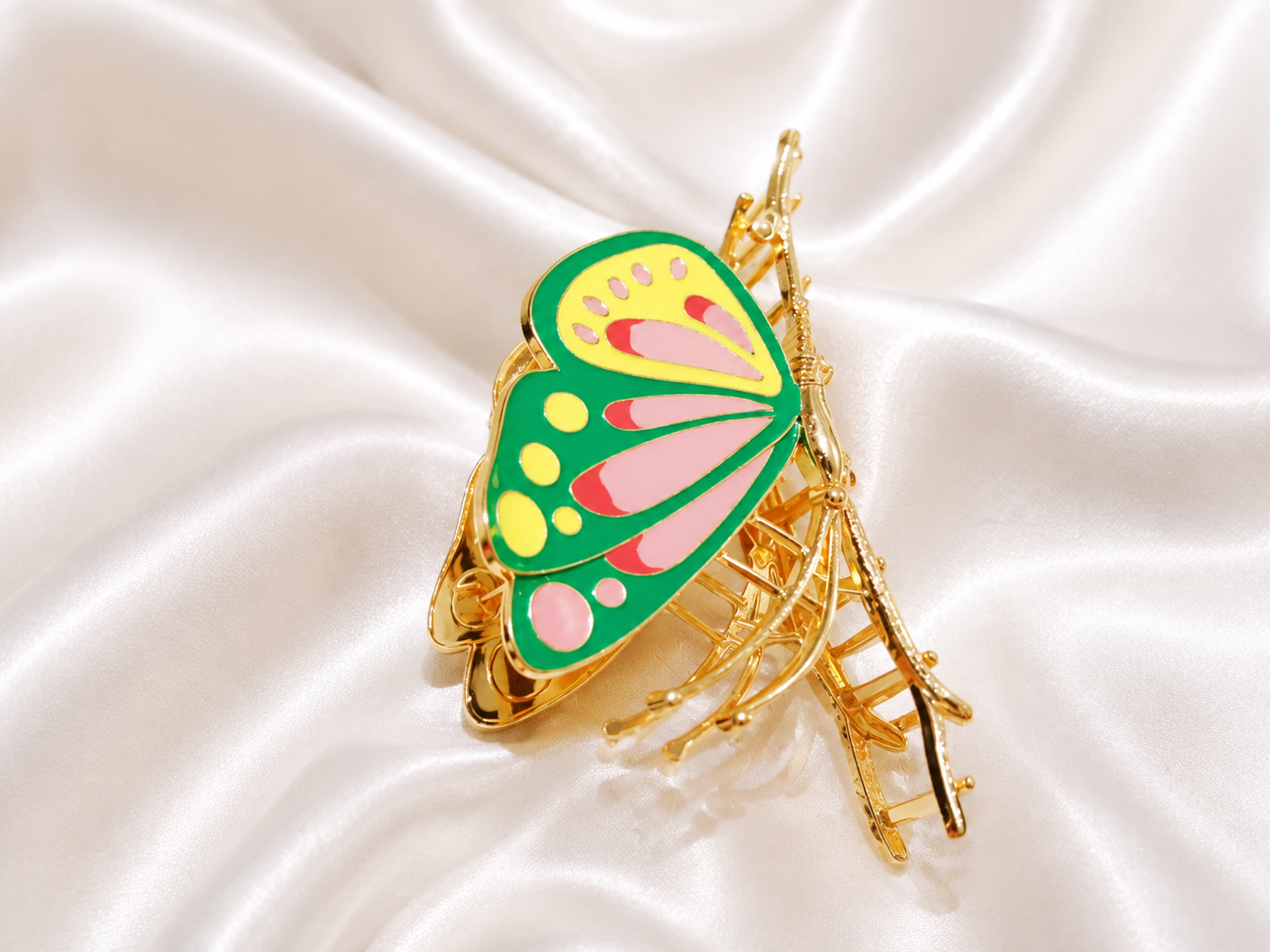 Butterfly Metal Hair Claw Clip 2 Butterfly Metal Hair Claw Clip - Image 2
