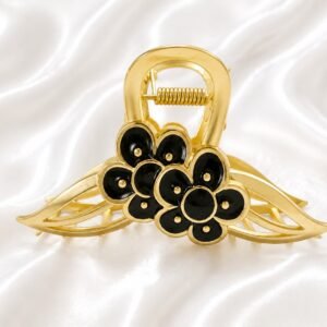 Floral Design Hair Claw Clip for Girls