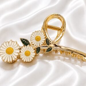 Daisy Hair Claw Clip for Girls