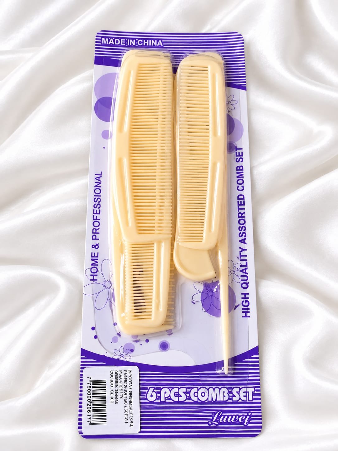 6-Piece Professional Hair Comb Set 3 6-Piece Professional Hair Comb Set - Image 3