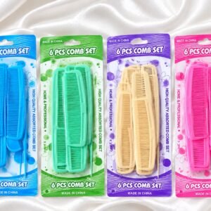 6-Piece Professional Hair Comb Set
