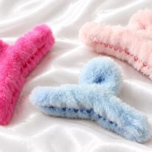 Furry Claw Clips – 3 Piece Set